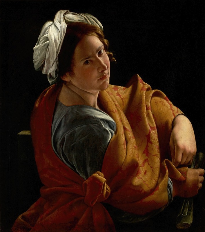 Orazio Gentileschi - Portrait of a Young Woman as a Sibyl
