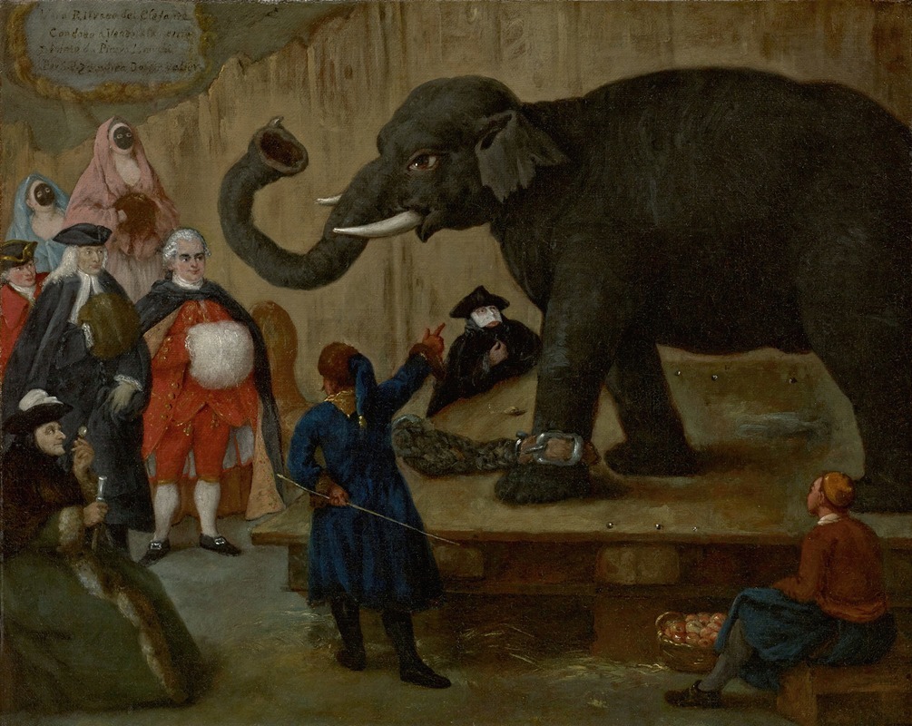 Pietro Longhi - The Display of the Elephant