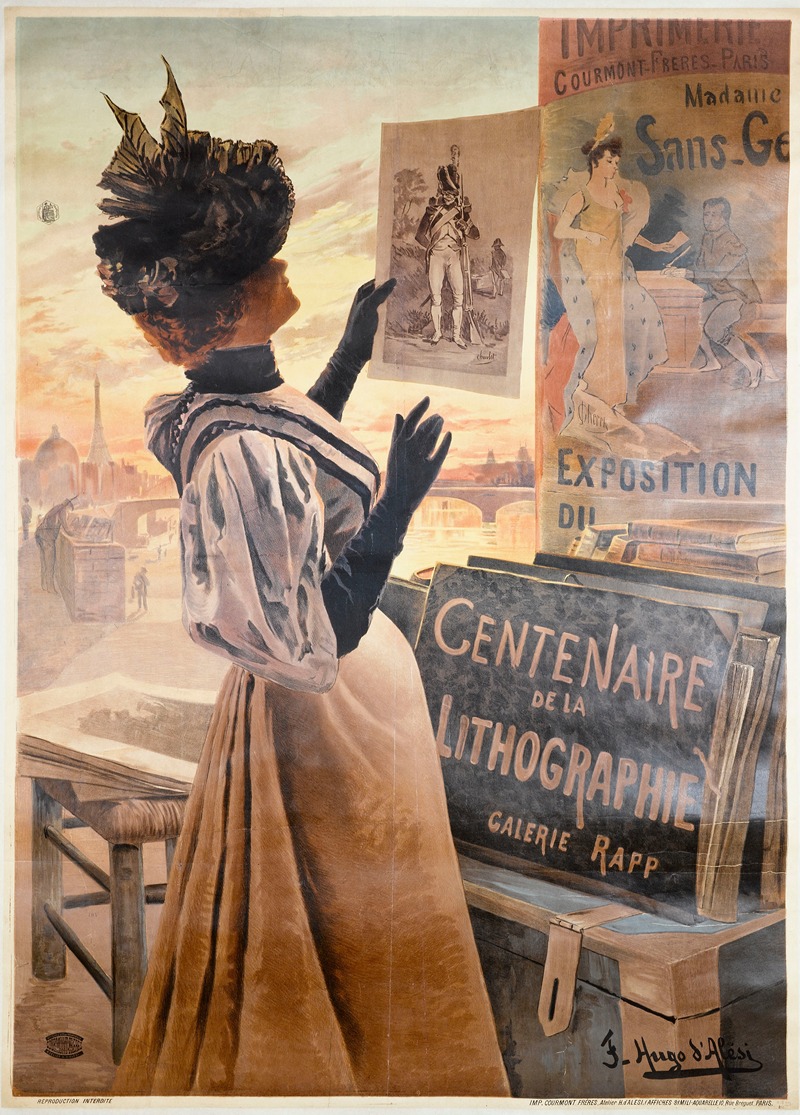 Frederic Hugo d’ Alési - Centenaire De La Lithographie Galerie Rapp