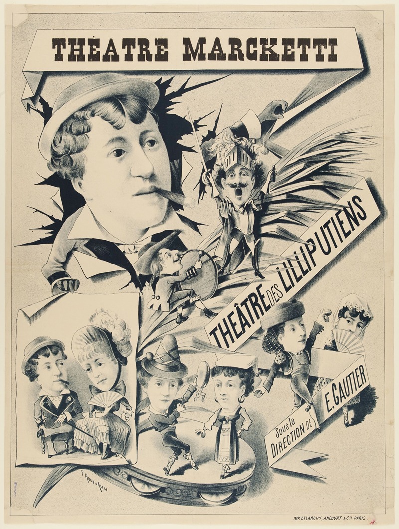 Frederic Hugo d’ Alési - Theatre Marcketti Theâtre Des Lilliputiens Sous La Direction De E. Gautier