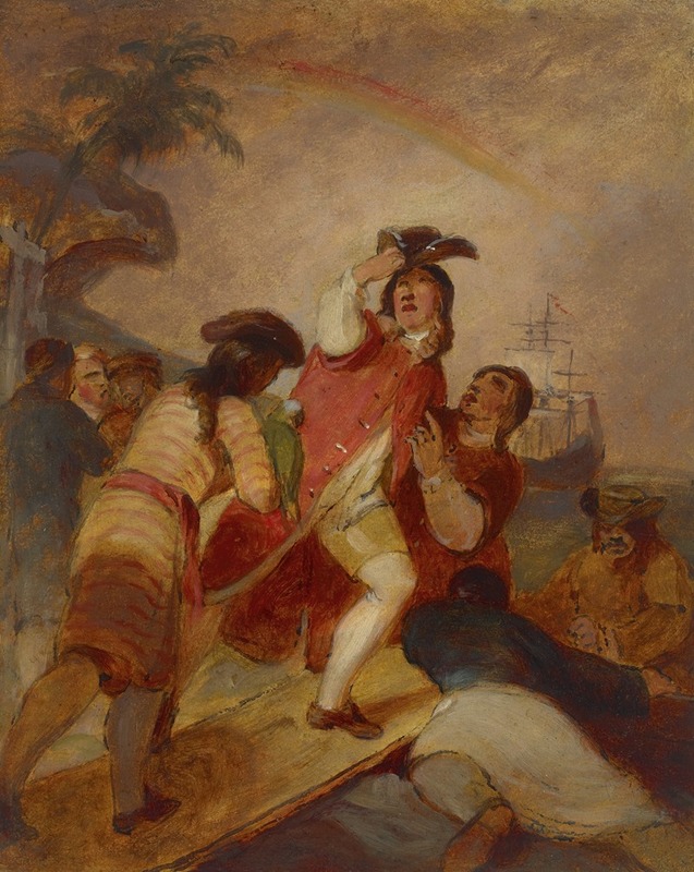 Thomas Sully - Robinson Crusoe and His Man Friday Leave the Island