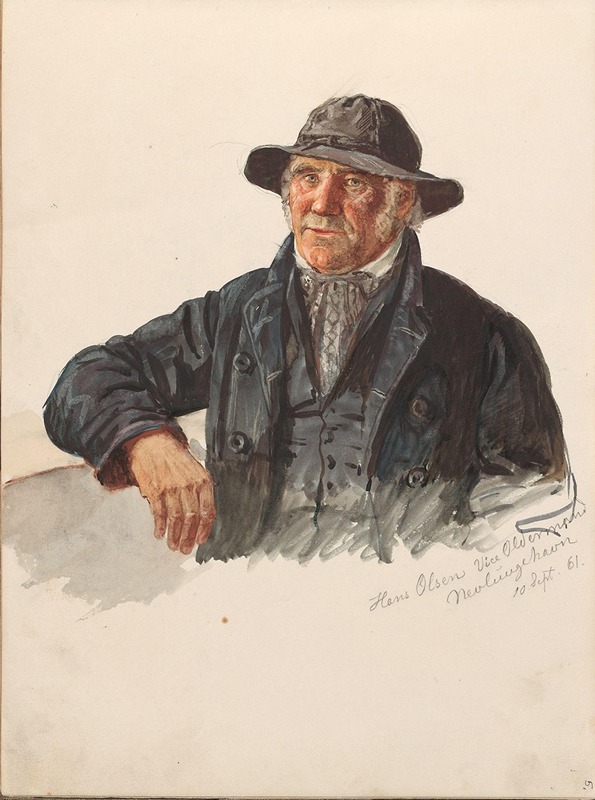 Adolph Tidemand - Hans Jacob Olsen, Nevlunghavn