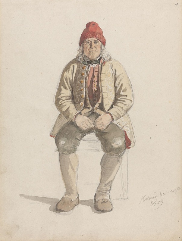 Adolph Tidemand - Kolbein Vossevangen, Voss