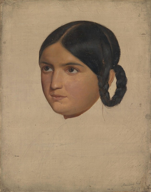 Adolph Tidemand - Portrat Study of Mariuccia