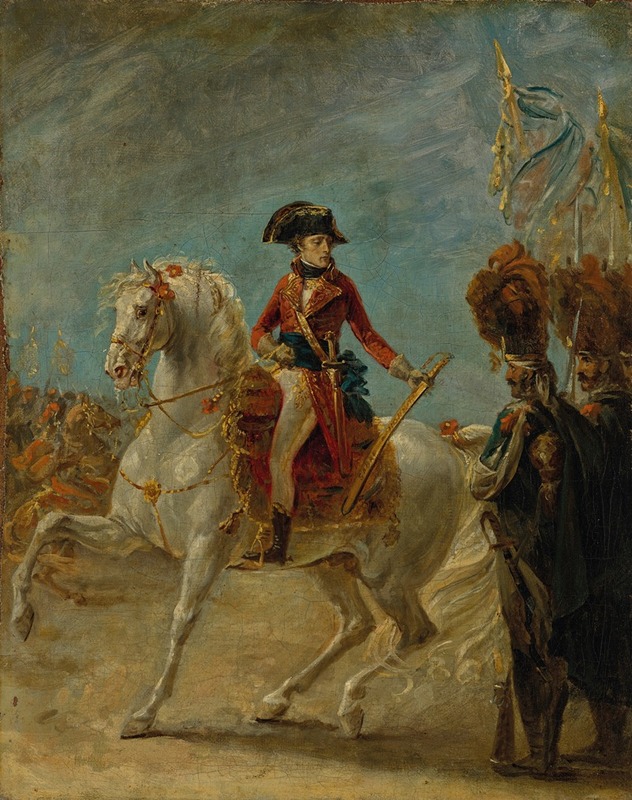 Antoine-Jean Gros - Le général Bonaparte remettant le sabre d’honneur aux grenadiers de la Garde après la bataille de Marengo