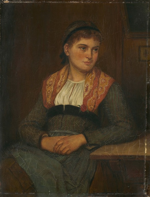 Benjamin Vautier - Peasant Girl