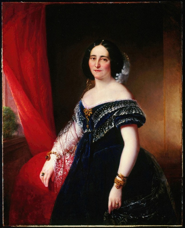 Chester Harding - Portrait of Mrs. Quincy