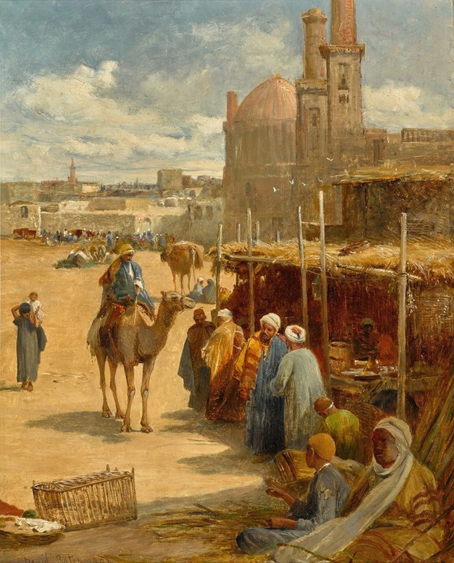 David Bates - A Marketplace, Cairo