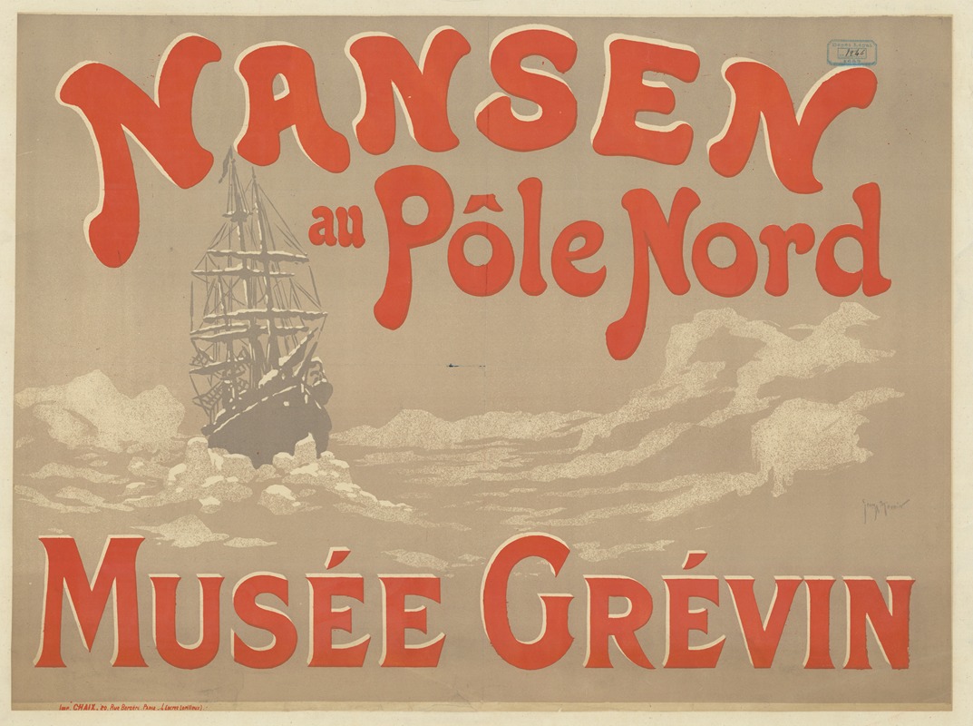 Georges Meunier - Nansen au Pôle nord. Musée Grévin