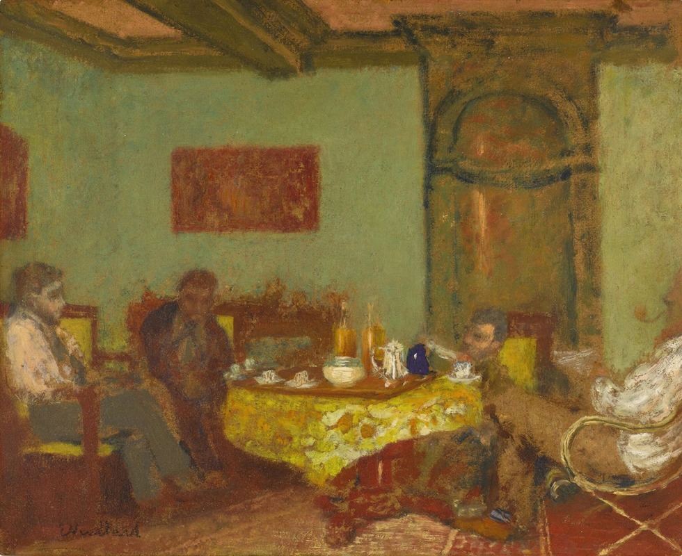 Édouard Vuillard - La conversation, chez les Natanson à Valvins
