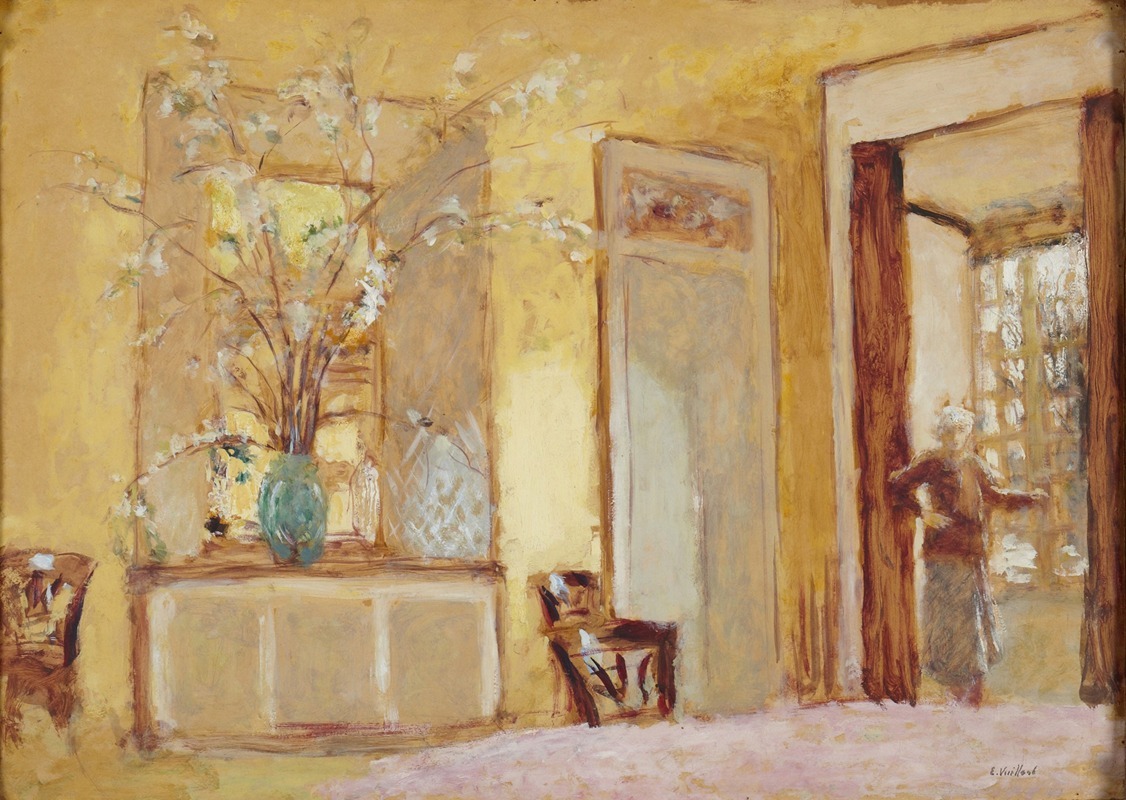 Édouard Vuillard - Woman in an Interior (Madame Hessel at Les Clayes)