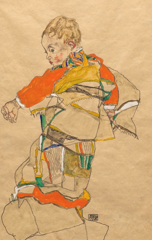 Egon Schiele - Portrait of a Child (Anton Peschka, Jr.)