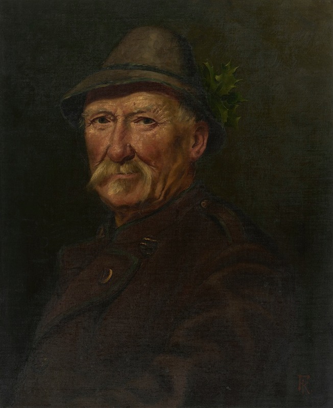 Ferdinand Keller - Portrait of a Hunter