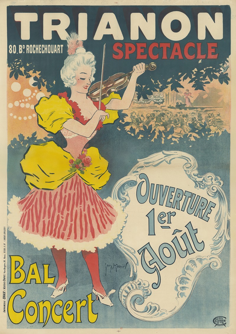 Georges Meunier - Trianon, 80 Bd Rochechouart. Spectacle. Bal. Concert