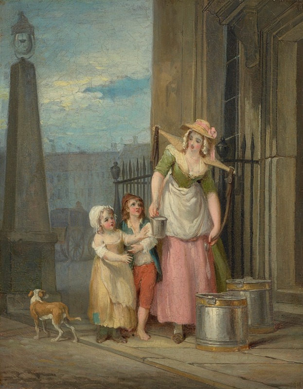 Francis Wheatley - Milk Below Maids, from the Cries of London Series