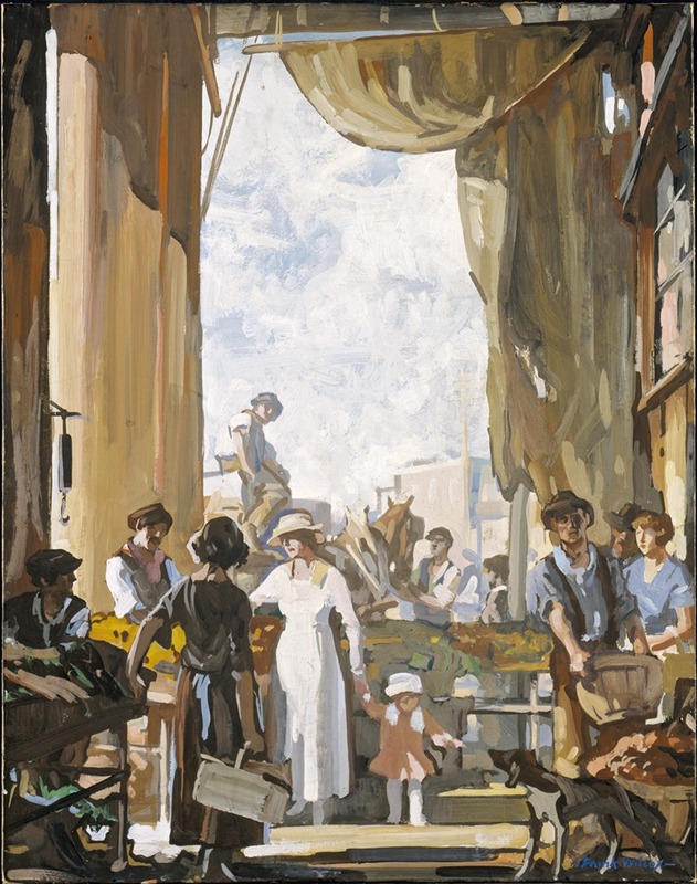 Frank Wilcox - The Old Market, Cleveland