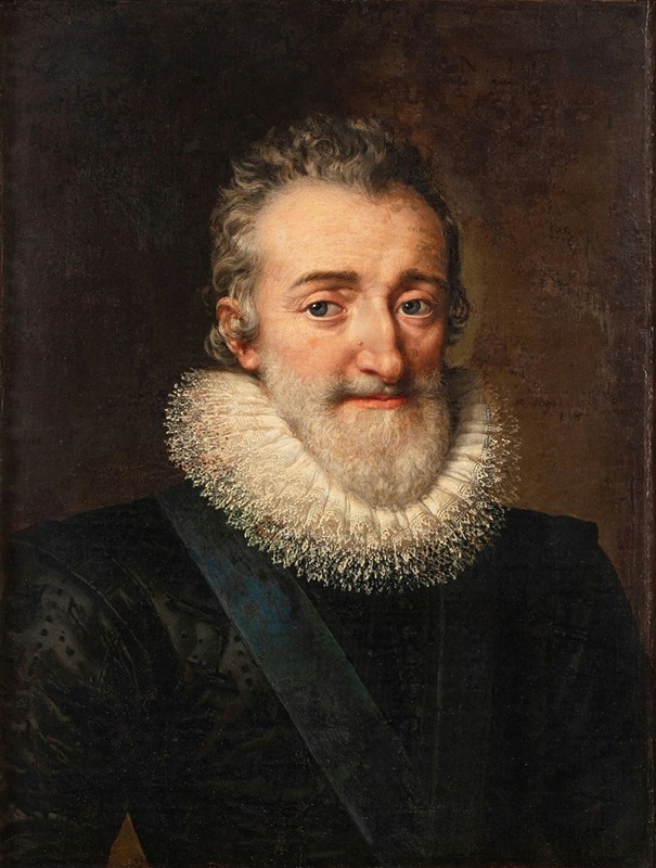 Frans Pourbus The Younger - Portrait of King Henri IV of France
