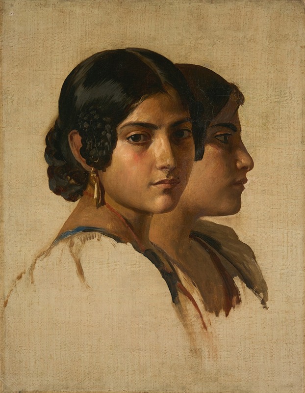 Franz Xaver Winterhalter - Study of an Italian Girl