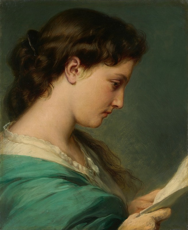 Franz Xaver Winterhalter - Woman Reading a Letter
