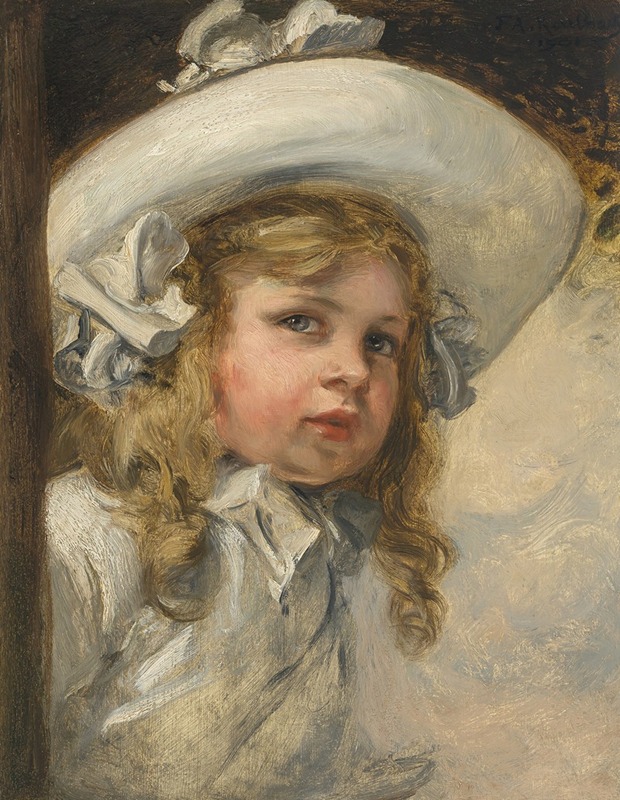 Friedrich August von Kaulbach - Doris, Tochter des Künstlers