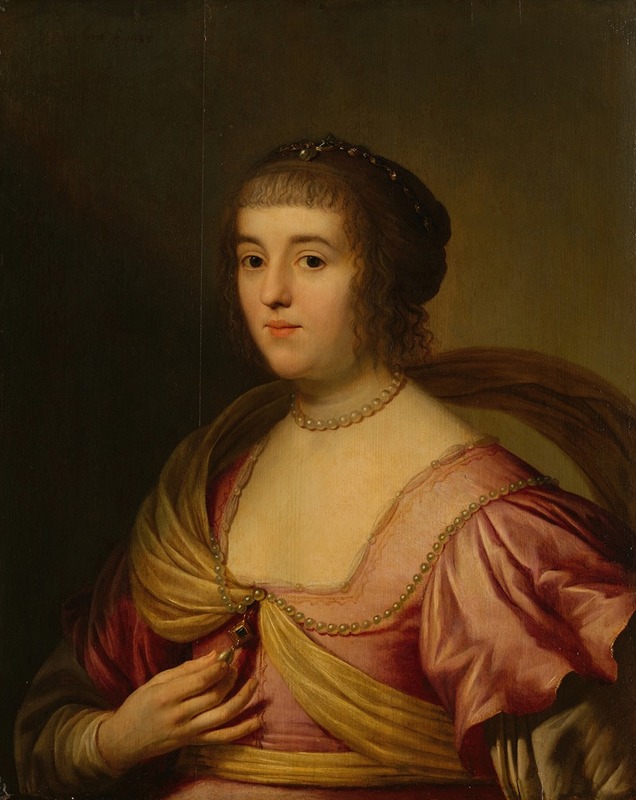 Gerard van Honthorst - Portrait of Amalia van Solms