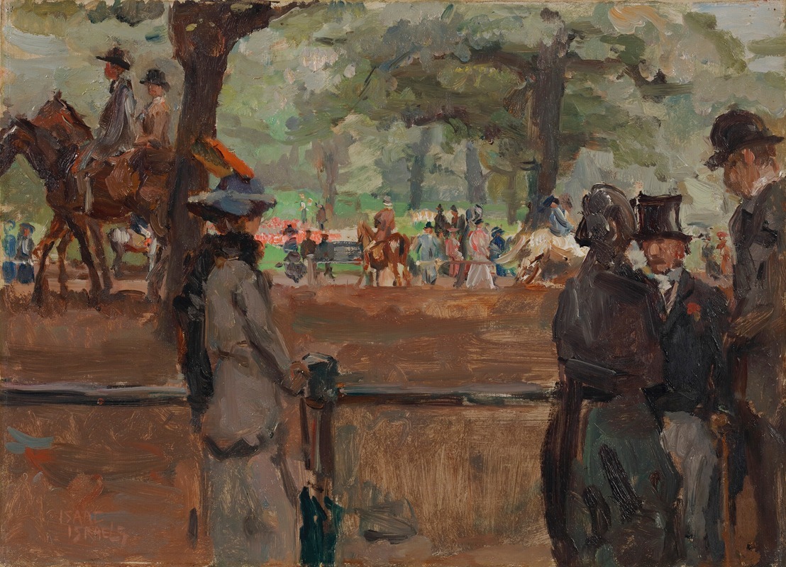 Isaac Israëls - A busy day at Rotten Row, Hyde Park, London