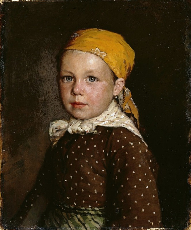 Jahn Ekenaes - Portrait of a little Girl