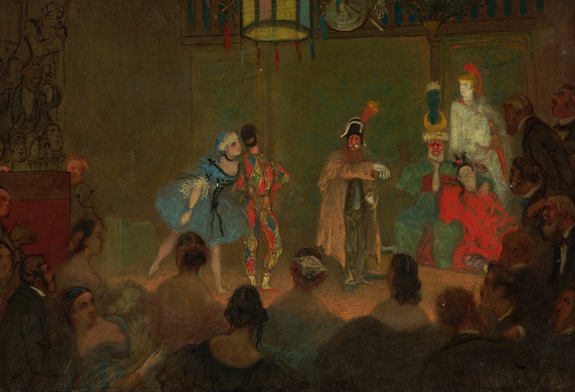James Tissot - A Theatrical Evening at Prince Napoléon’s House