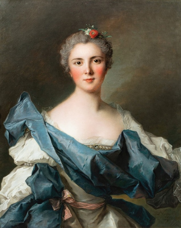 Jean-Marc Nattier - Portrait of Marie Henriette de Polastron, comtesse d’Andlau (c. 1716-1792)