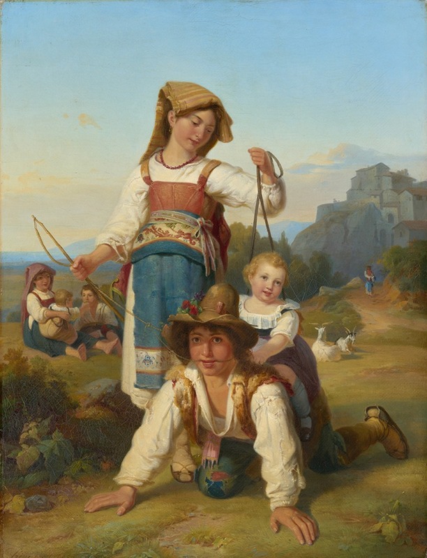 Johann Baptist Kirner - Children at play