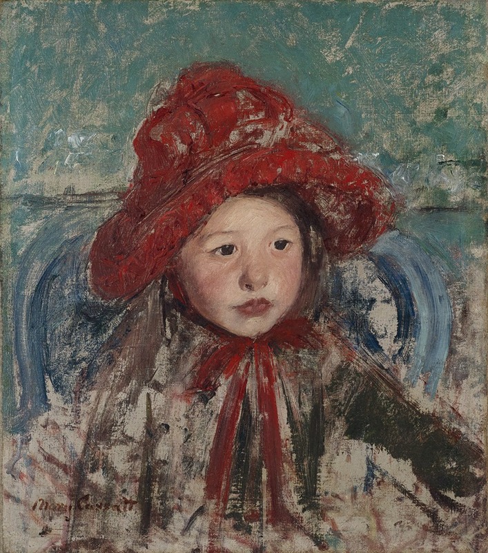 Mary Cassatt - Little Girl in a Large Red Hat