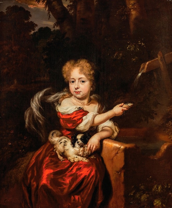 Nicolaes Maes - Portrait of a girl