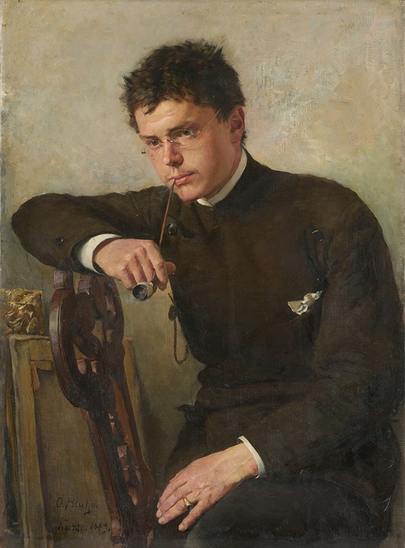 Oscar Arthur Bluhm - Portrait of Hermann Dischler