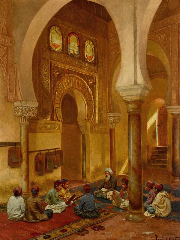 Rudolf Ernst - In the Madrasa