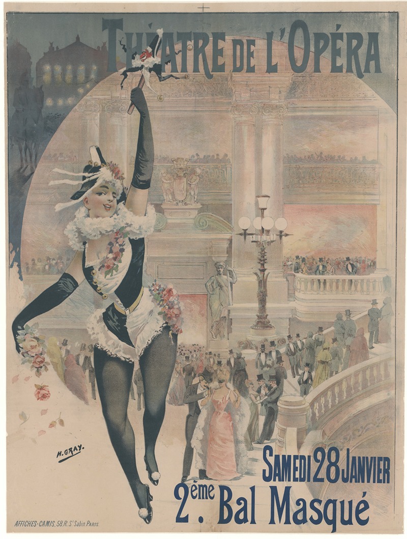 Henri Boulanger Gray - Théâtre de l’Opéra. Samedi 28 janvier. 2e Bal masqué