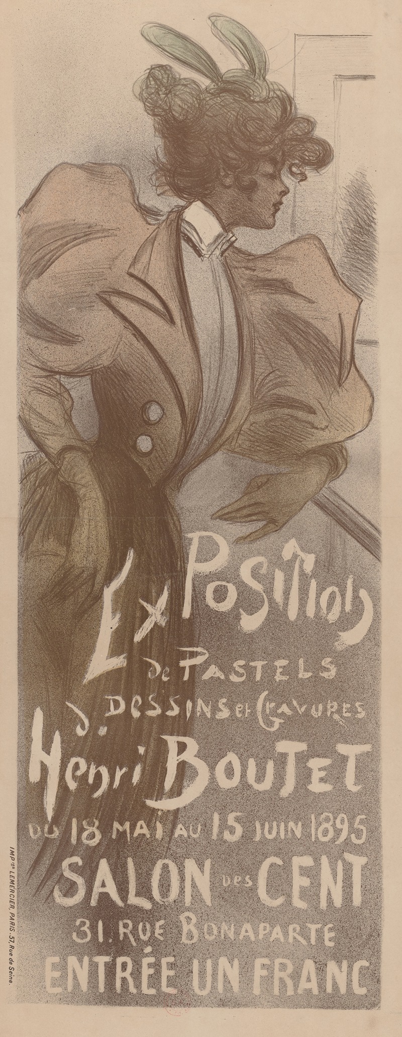 Henri Boutet - Exposition de pastels, dessins et gravures d’Henri Boutet