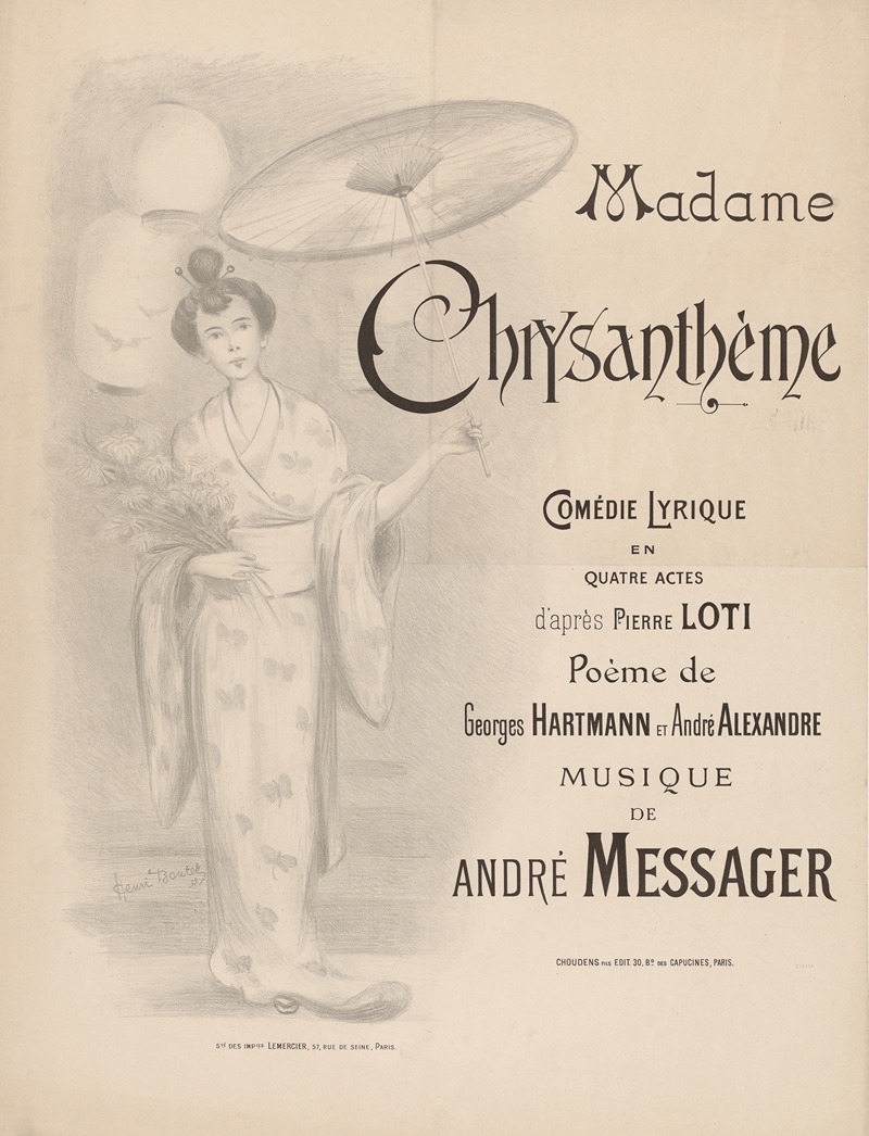 Henri Boutet - Madame Chrysanthème