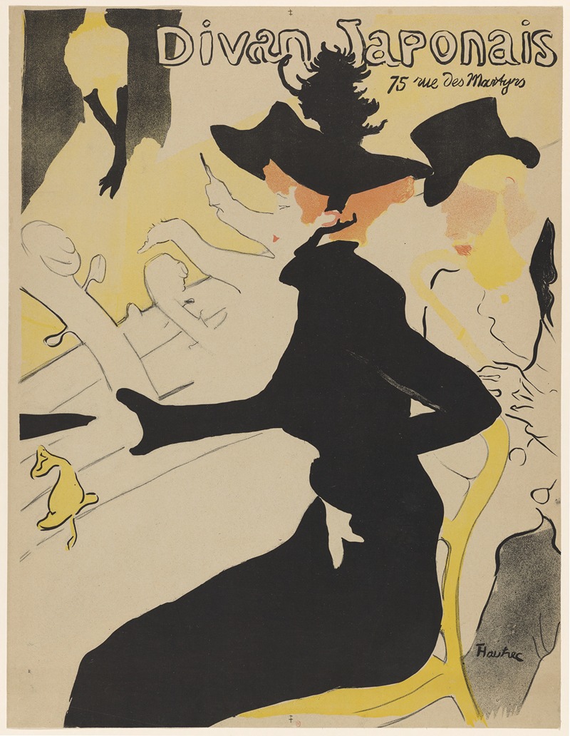 Henri de Toulouse-Lautrec - Divan japonais, 75 rue des Martyrs Ed