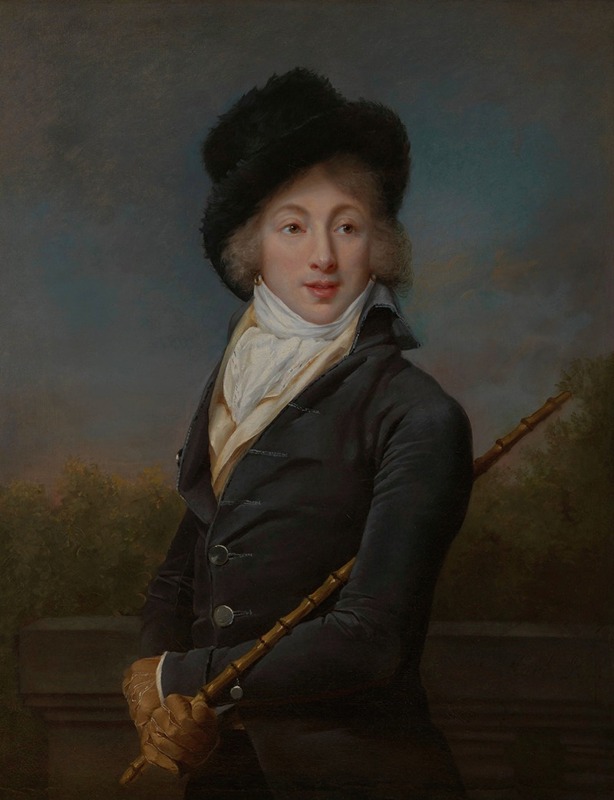 Adèle Romany - Portrait of Auguste Vestris (1760-1842), French dancer