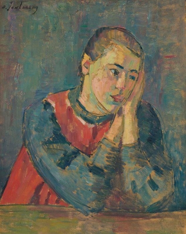 Alexej von Jawlensky - Kind Mit Gestütztem Kopf