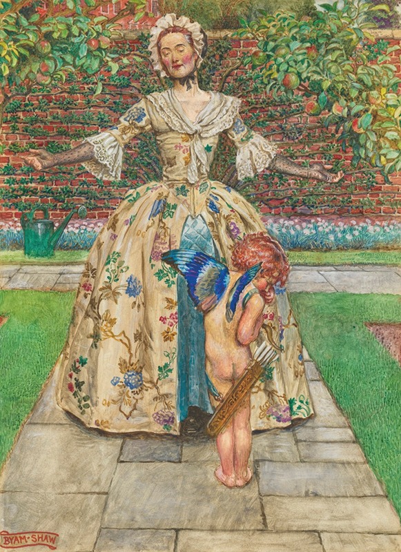 Byam Shaw - ‘Love liketh not the falling fruit, nor the wither’d tree’