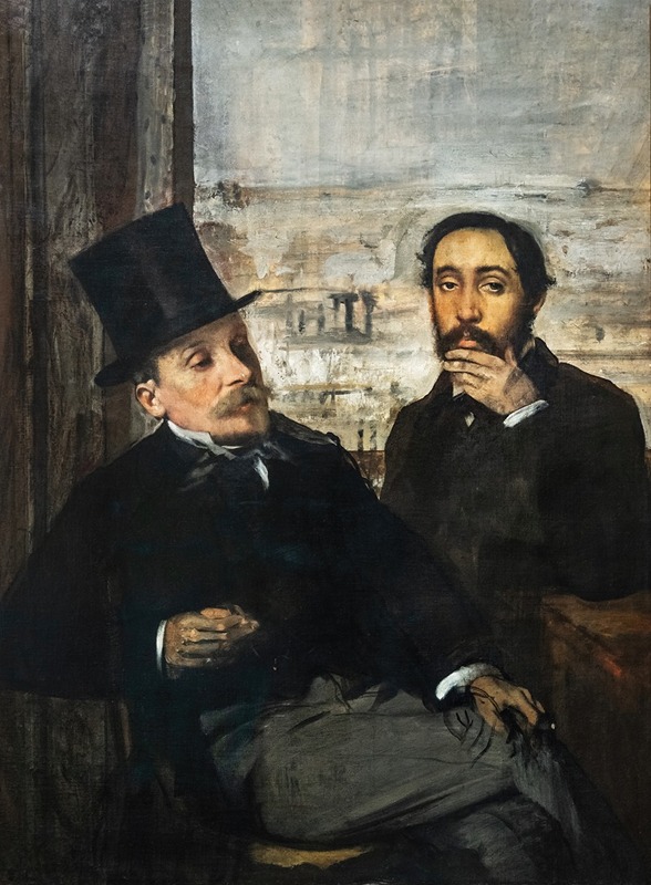 Edgar Degas - Degas and Évariste de Valernes