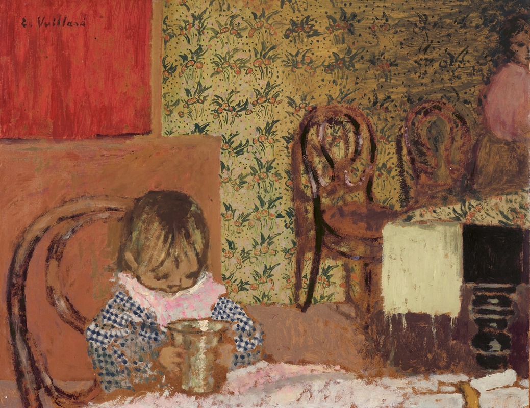 Édouard Vuillard - Enfant avec gobelet