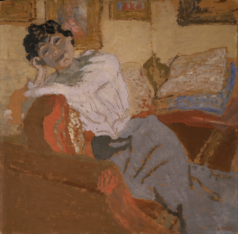 Édouard Vuillard - Madame Hessel on the Sofa