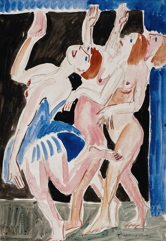 Ernst Ludwig Kirchner - Drei Tänzerinnen