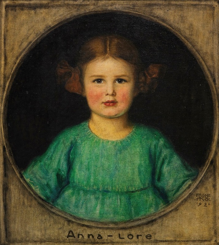 Franz von Stuck - Mädchenbildnis (Anna-Lore Butzer)