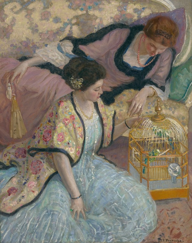 Frederick Carl Frieseke - The Parrots