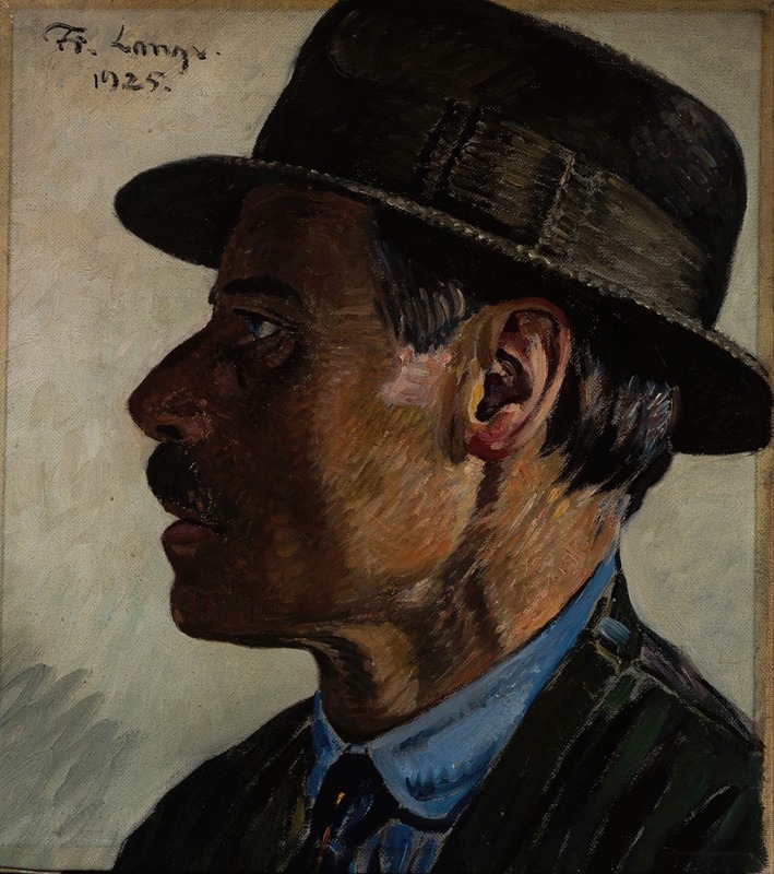 Frederik Lange - Self-portrait