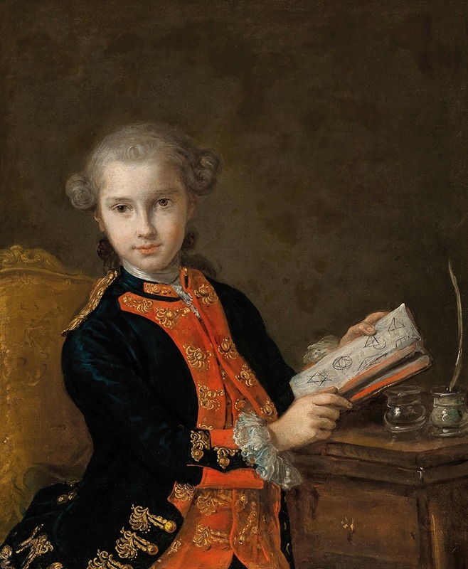 Giuseppe Bonito - Portrait of a young boy, possibly Carlo Vanvitelli (1739–1821)