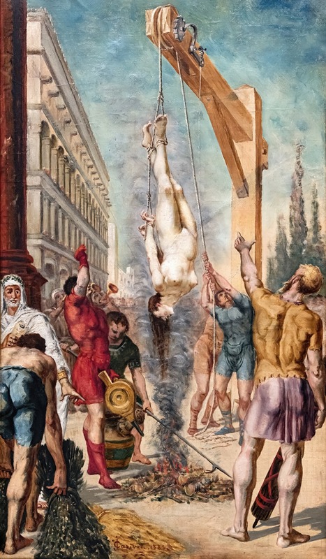 Jean-Baptiste Cariven - The torture of smoke (Saint Zoe of Rome)